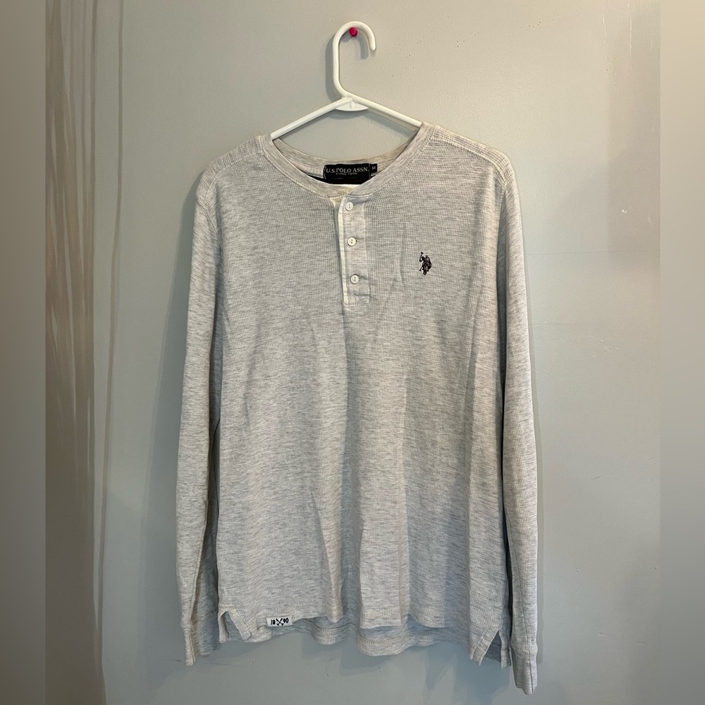 Polo Cream colored long sleeve shirt